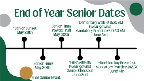 End of year dates